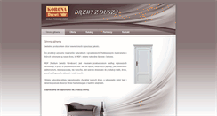 Desktop Screenshot of korona-drzwi.com